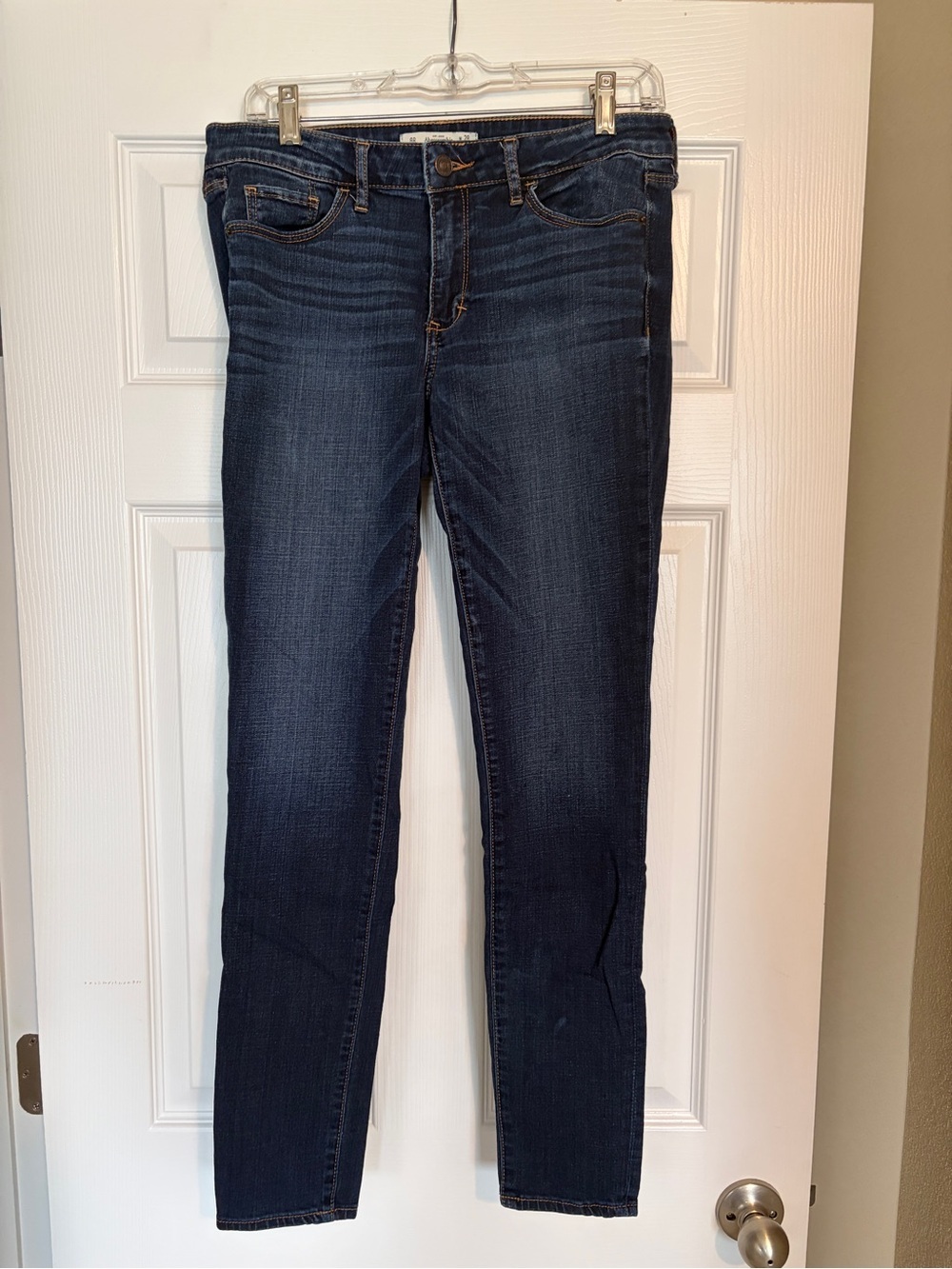 Abercrombie & Fitch Classic Skinny Jeans Size 6R W28 L31 Mid Rise Stretch G9